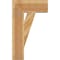 Ekena Millwork Traditional Block Rough Sawn Bracket, Western Red Cedar, 6"W x 18"D x 30"H BKT06X18X30TRA05RWR - alternate 4